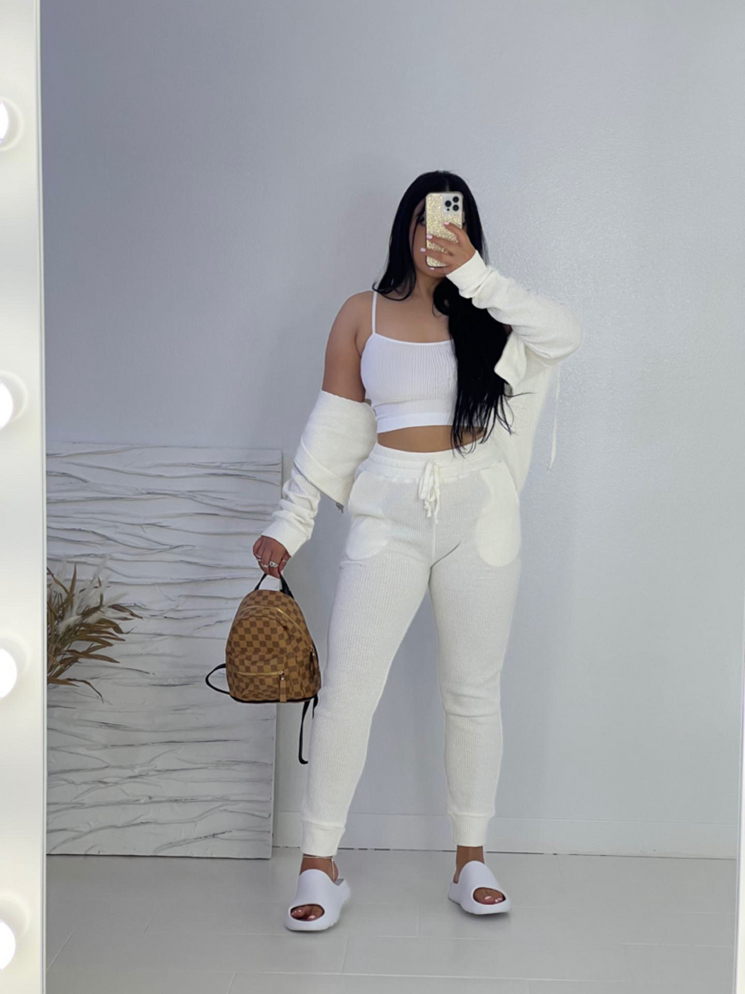 CASSIE ESSENTIAL DOUBLE ZIP LOUNGE SET - Style Baby OMG Fashion Boutique - Stylebabyomg - Buy - Aesthetic Baddie Outfits - Babyboo - OOTD - Shie 