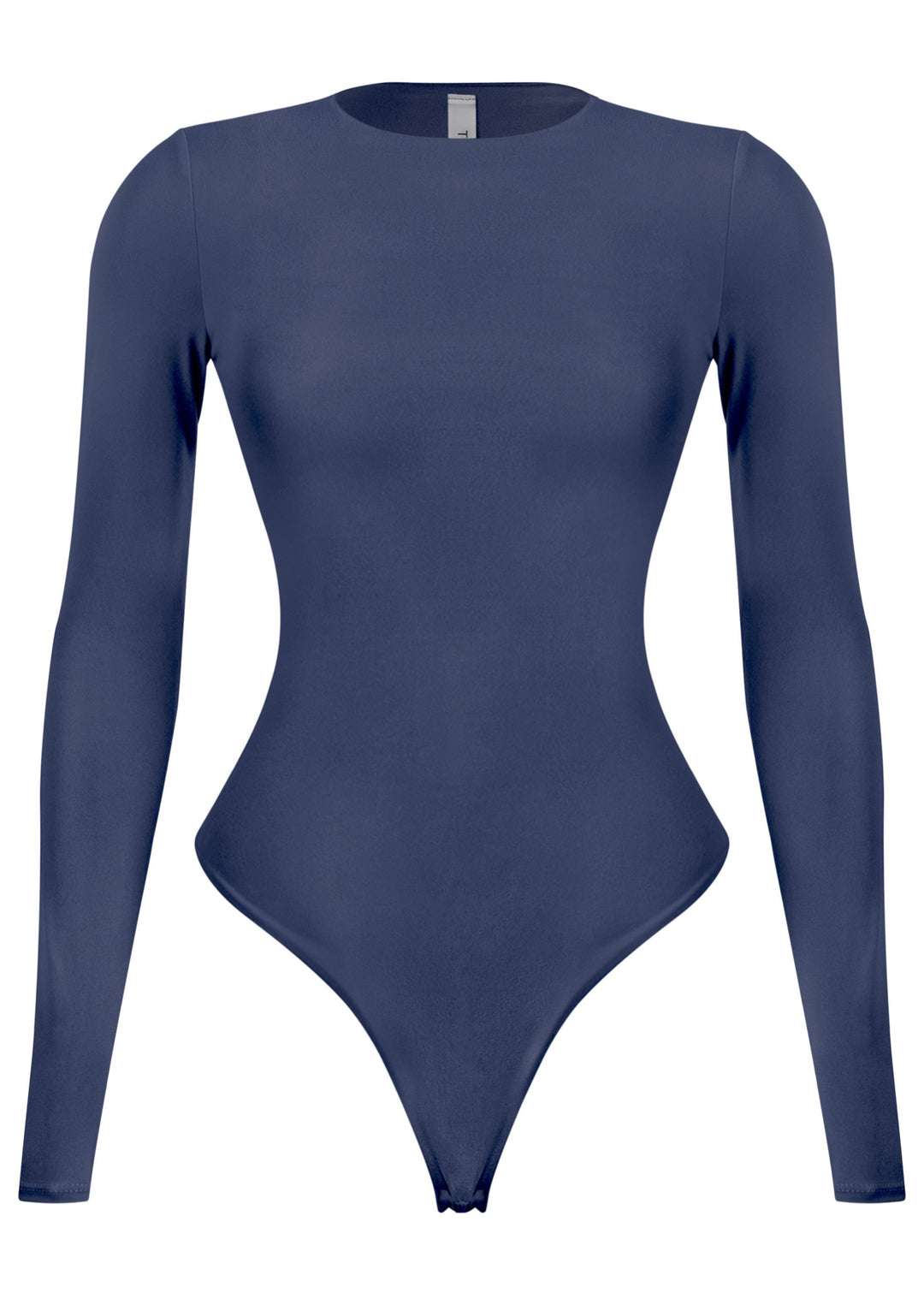 Amanda Long Sleeve Crew Neck Thong Bodysuit