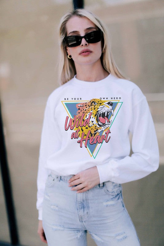 BE YOUR OWN HERO GRAPHIC SWEATSHIRT - Style Baby OMG Fashion Boutique - Stylebabyomg - Buy - Aesthetic Baddie Outfits - Babyboo - OOTD - Shie 