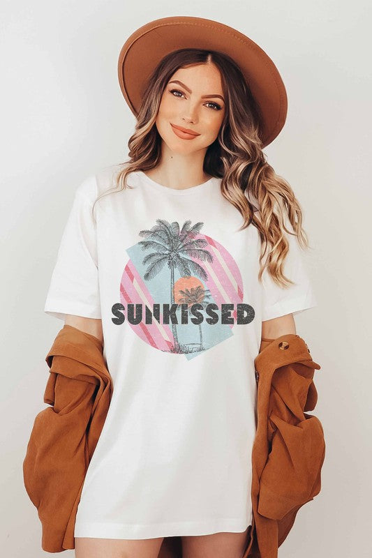 SUNKISSED GRAPHIC TEE - Style Baby OMG Fashion Boutique - Stylebabyomg - Buy - Aesthetic Baddie Outfits - Babyboo - OOTD - Shie 
