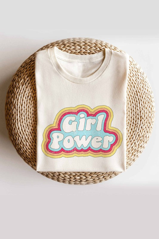 GIRL POWER GRAPHIC TEE - Style Baby OMG Fashion Boutique - Stylebabyomg - Buy - Aesthetic Baddie Outfits - Babyboo - OOTD - Shie 