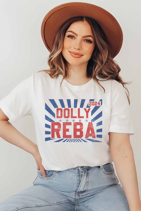 DOLLY REBA 2024 GRAPHIC TEE - Style Baby OMG Fashion Boutique - Stylebabyomg - Buy - Aesthetic Baddie Outfits - Babyboo - OOTD - Shie 