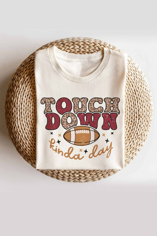 TOUCH DOWN GRAPHIC TEE PLUS SIZE - Style Baby OMG Fashion Boutique - Stylebabyomg - Buy - Aesthetic Baddie Outfits - Babyboo - OOTD - Shie 