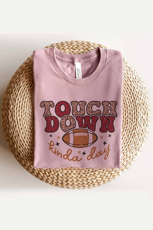 TOUCH DOWN GRAPHIC TEE - Style Baby OMG Fashion Boutique - Stylebabyomg - Buy - Aesthetic Baddie Outfits - Babyboo - OOTD - Shie 