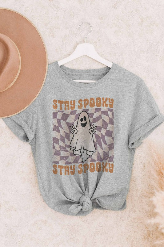STAY SPOOKY GRAPHIC TEE - Style Baby OMG Fashion Boutique - Stylebabyomg - Buy - Aesthetic Baddie Outfits - Babyboo - OOTD - Shie 