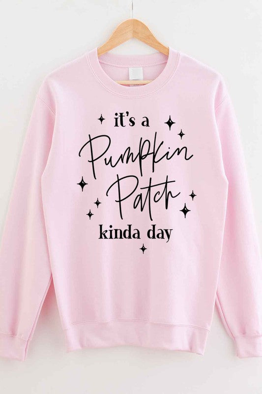 PUMPKIN PATCH DAY GRAPHIC SWEATSHIRT - Style Baby OMG Fashion Boutique - Stylebabyomg - Buy - Aesthetic Baddie Outfits - Babyboo - OOTD - Shie 