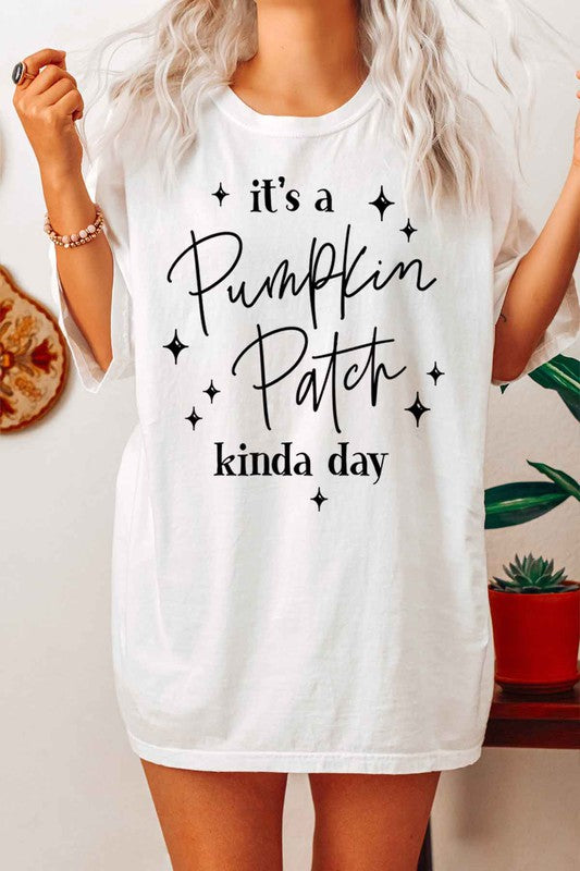 PUMPKIN PATCH DAY GRAPHIC T SHIRT - Style Baby OMG Fashion Boutique - Stylebabyomg - Buy - Aesthetic Baddie Outfits - Babyboo - OOTD - Shie 