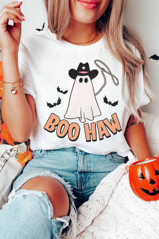BOO HAW GRAPHIC TEE PLUS SIZE - Style Baby OMG Fashion Boutique - Stylebabyomg - Buy - Aesthetic Baddie Outfits - Babyboo - OOTD - Shie 