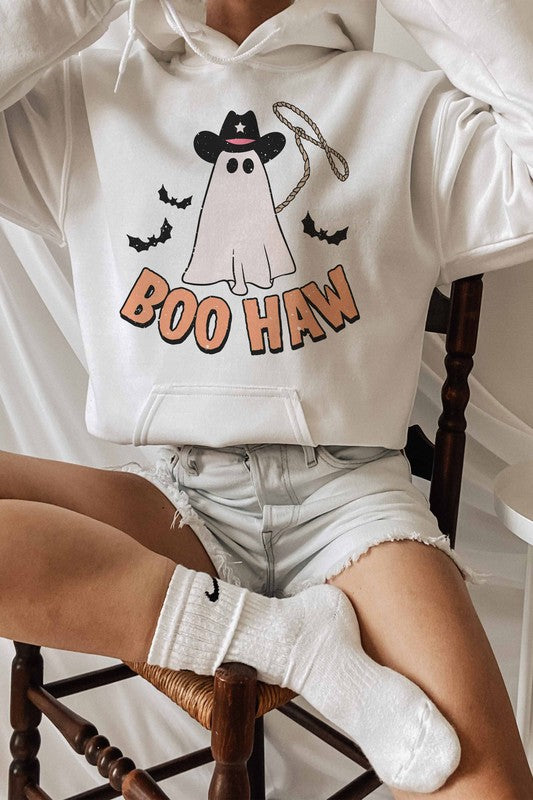 BOO HAW GRAPHIC HOODIE - Style Baby OMG Fashion Boutique - Stylebabyomg - Buy - Aesthetic Baddie Outfits - Babyboo - OOTD - Shie 