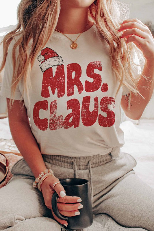 MRS. CLAUS GRAPHIC TEE - Style Baby OMG Fashion Boutique - Stylebabyomg - Buy - Aesthetic Baddie Outfits - Babyboo - OOTD - Shie 