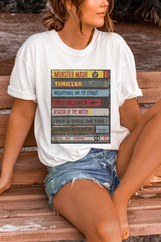 HALLOWEEN BOOKS  GRAPHIC TEE - Style Baby OMG Fashion Boutique - Stylebabyomg - Buy - Aesthetic Baddie Outfits - Babyboo - OOTD - Shie 