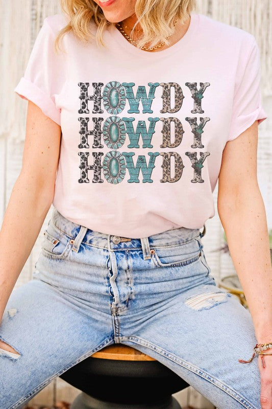HOWDY LEOPARD GRAPHIC TEE - Style Baby OMG Fashion Boutique - Stylebabyomg - Buy - Aesthetic Baddie Outfits - Babyboo - OOTD - Shie 