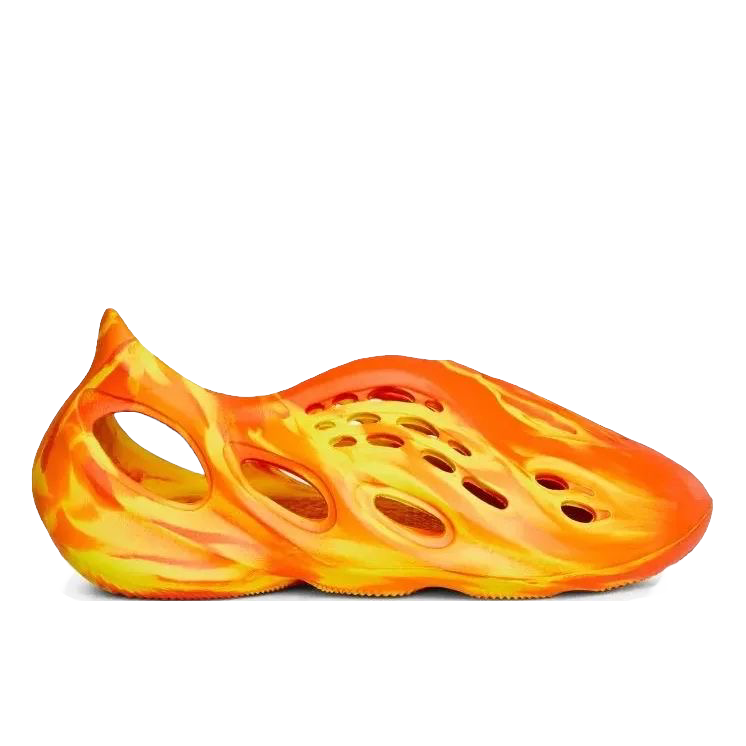 Yez Essential Orange Flame Foam Shoes - Style Baby OMG Fashion Boutique - Stylebabyomg - Buy - Aesthetic Baddie Outfits - Babyboo - OOTD - Shie 