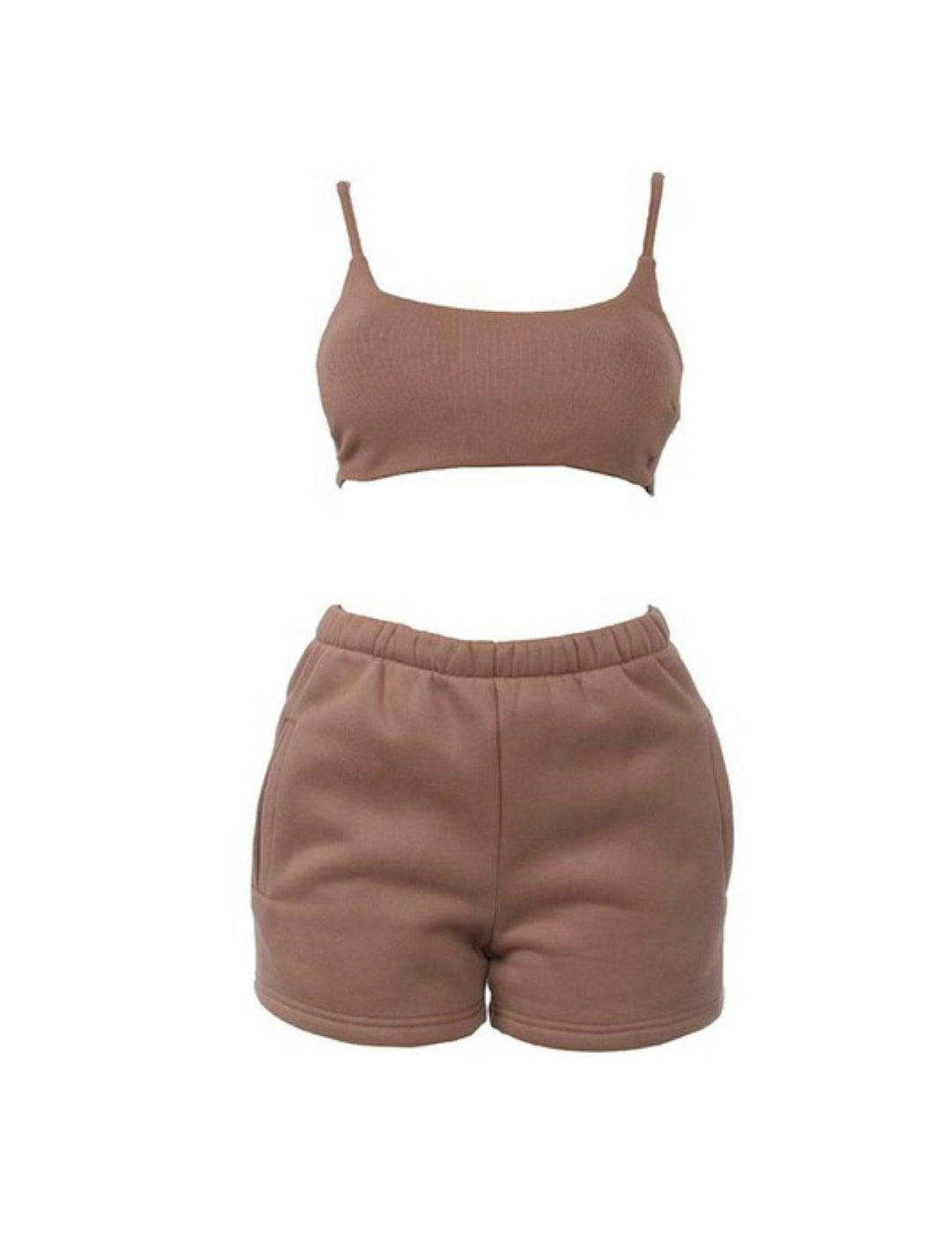 Essential Lounge Brown 2 Piece Set - Style Baby OMG Fashion Boutique - Stylebabyomg - Buy - Aesthetic Baddie Outfits - Babyboo - OOTD - Shie 
