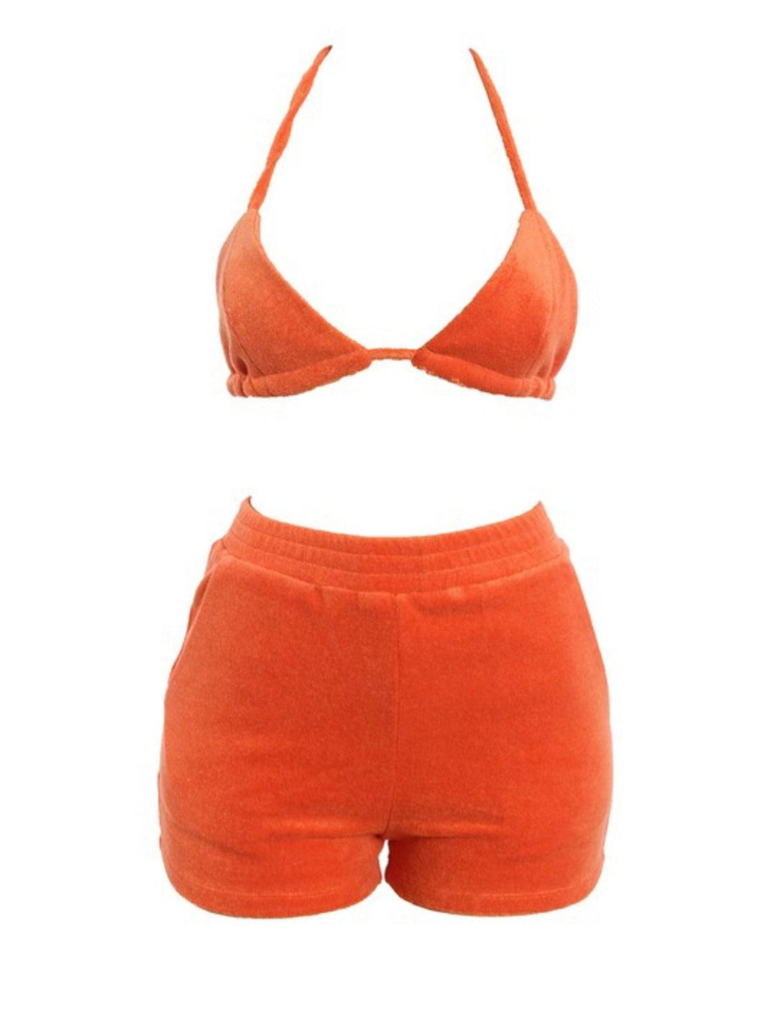 Sweetness Orange 2 Piece Swim Set - Style Baby OMG Fashion Boutique - Stylebabyomg - Buy - Aesthetic Baddie Outfits - Babyboo - OOTD - Shie 