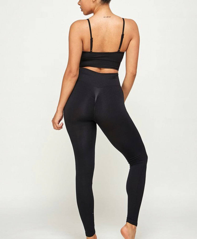 Layla Black Gym 2 Piece Pants Set - Style Baby OMG Fashion Boutique - Stylebabyomg - Buy - Aesthetic Baddie Outfits - Babyboo - OOTD - Shie 