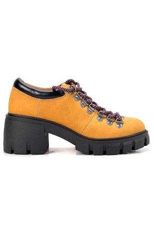 Phub Mustard Vintage Shoes - Style Baby OMG Fashion Boutique - Stylebabyomg - Buy - Aesthetic Baddie Outfits - Babyboo - OOTD - Shie 