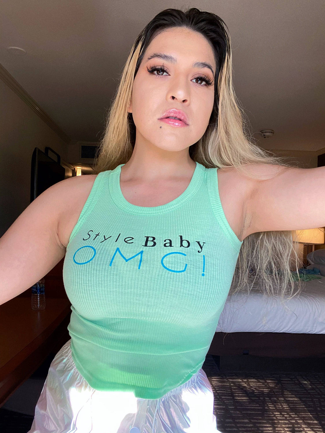 SBO Green Tank Top - Style Baby OMG Fashion Boutique - Stylebabyomg - Buy - Aesthetic Baddie Outfits - Babyboo - OOTD - Shie 